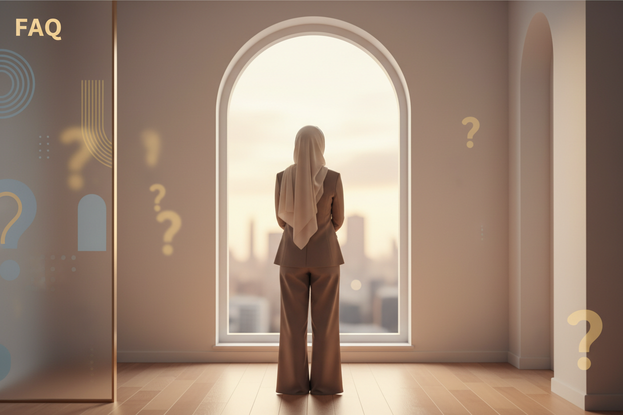 Je veux une image pour mon FAQ avec une une voilé met qu’on voit de dos 